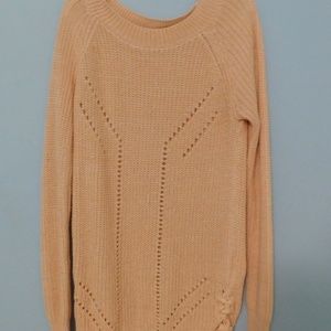 Stylish Pink Knitted Women’s Small Sweater